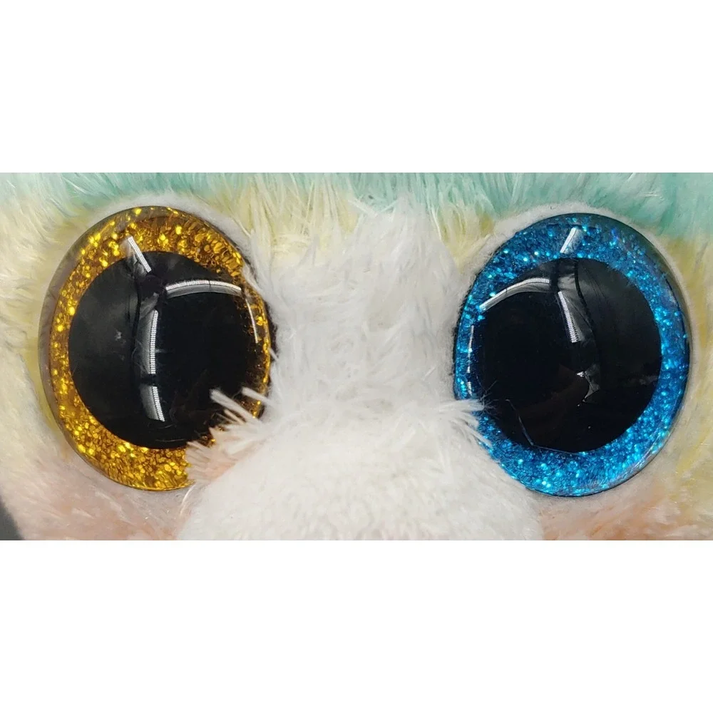 Lot Of 2 Ty Beanie Boos Heather The Cat And Dotty The Rainbow Leopard 6
